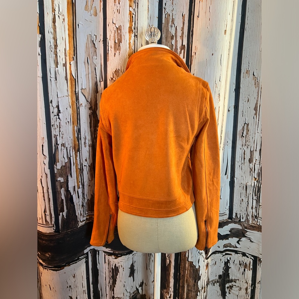 Shinestar Women's Orange Faux Suede - Picture 3 of 4